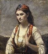 Jean-Baptiste Camille Corot The Young Woman of Albano (L'Albanaise)